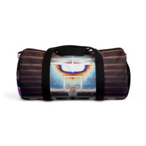 PSYCHEDELIC HALF COURT DUFFEL BAG | BASKETBALL BACKBOARD & HOOP DESIGN | CHARGEIT2THAGAME | ELITE ST. - SEASON 1 COLLECTION | The Perfect Bag for Sports Enthusiasts and Travelers